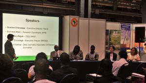 GODAN panel session at GFIA Africa. Photo credit: GODAN.